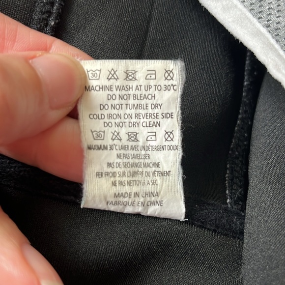 EUC Gray with white trim Zyia full zip jacket - Picture 12 of 15